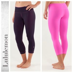 Wunder Under Crop *Reversible by Lululemon